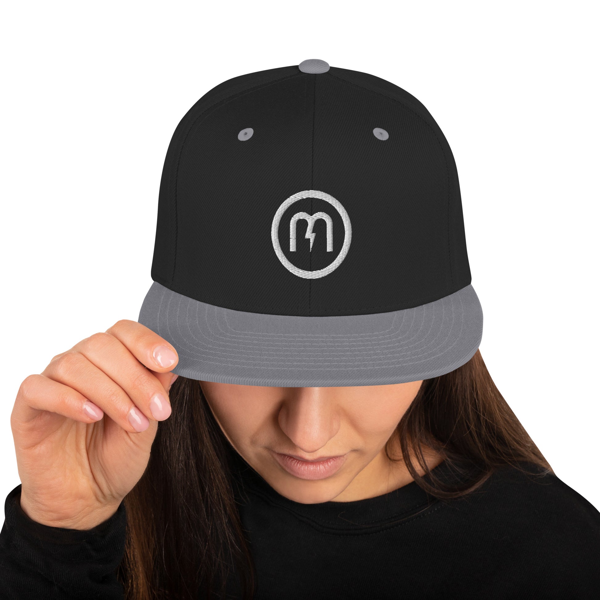MAGNETIC Hat Black and Grey