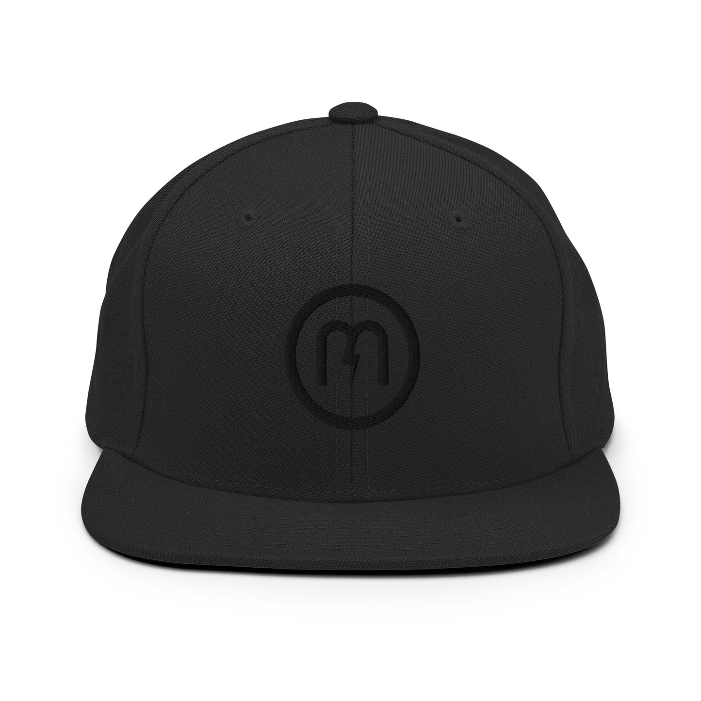 black on black magnetic hat