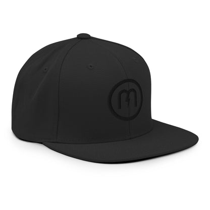 black on black magnetic hat right side