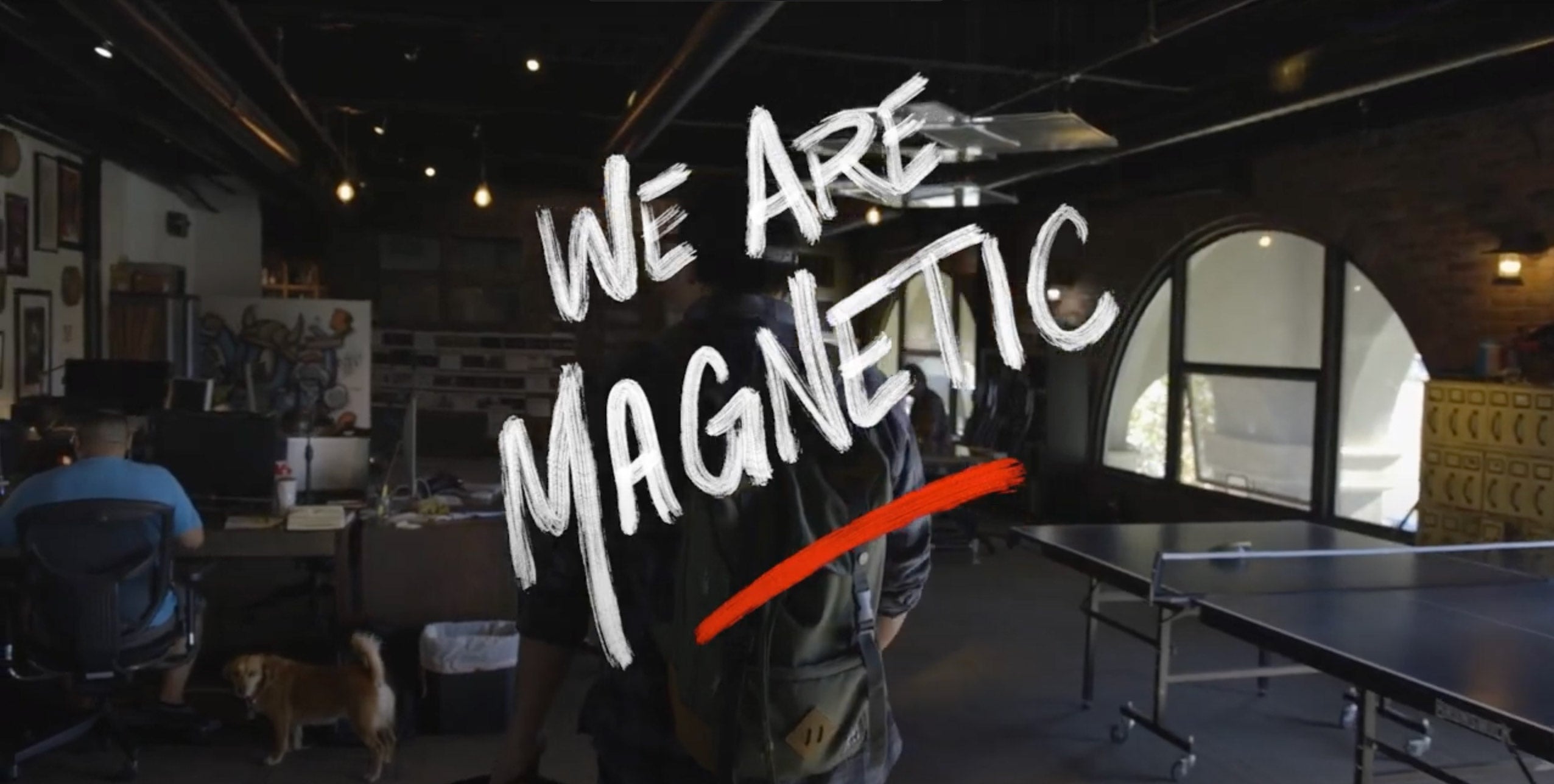 Load video: Meet MAGNETIC graphic designer, Mani Salazar. Get to know his design style, more about him personally, and his process for turning hand-drawn artwork into production ready design assets for businesses of all sizes.